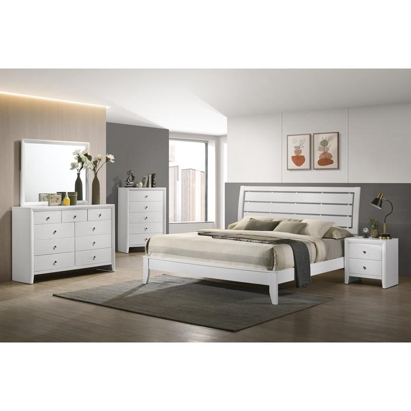 Large Picture of Crown Mark Evan B4710-1 Dresser - White