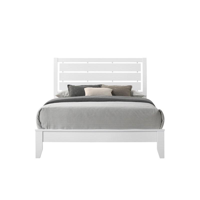 Large Picture of Crown Mark Evan B4710-Q Queen Bed - White