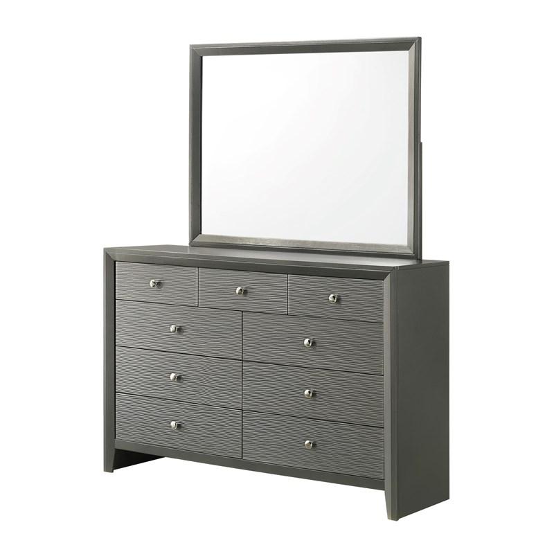 Large Picture of Crown Mark Denker B4715-1 Dresser - Gunmetal