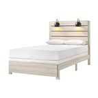 Crown Mark Carter B6810 Full Platform Bed - White