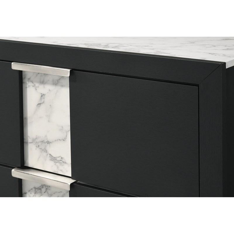 Large Picture of Crown Mark Rangley B6835-1 Dresser - Black