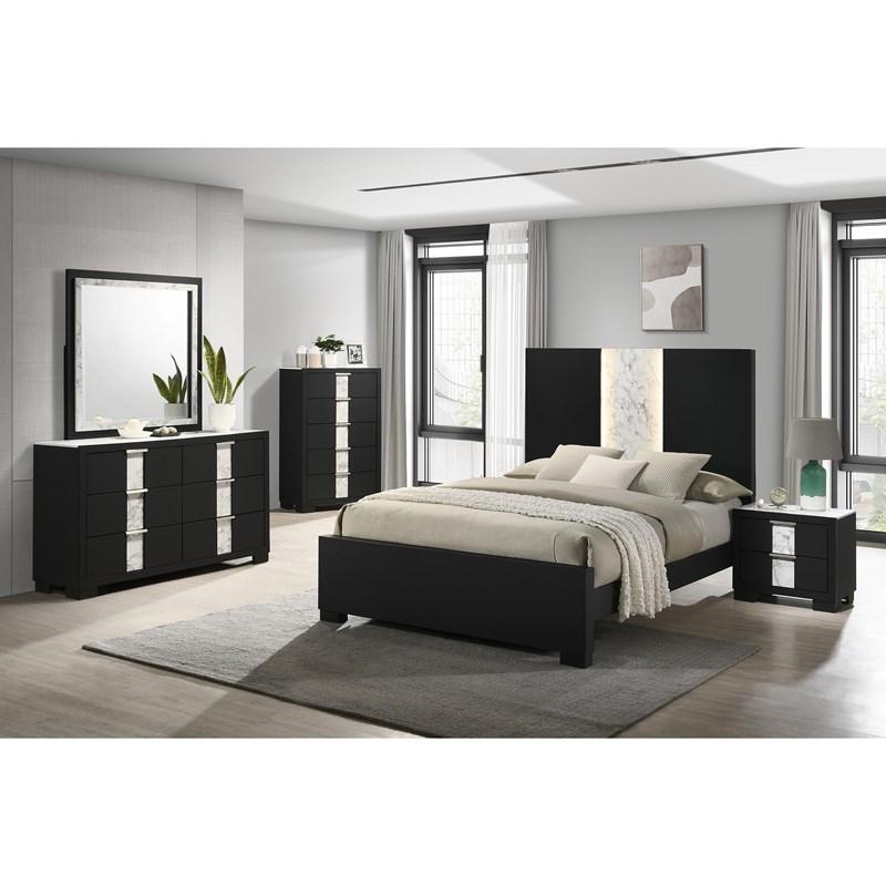Large Picture of Crown Mark Rangley B6835-4 Chest - Black