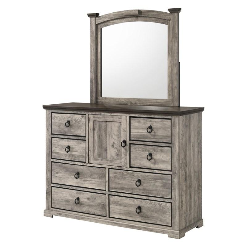 Large Picture of Crown Mark Ella Mae B6840-11 Dresser Mirror