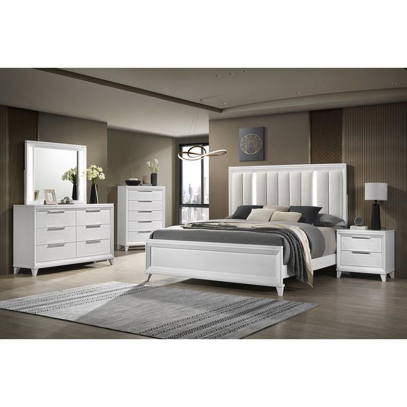 Large Picture of Crown Mark Cressida B7300-11 Dresser Mirror with LED