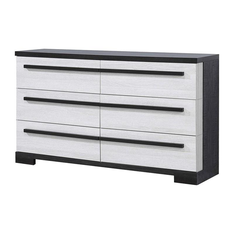 Crown Mark Remington B8162-1 Dresser - Black/White