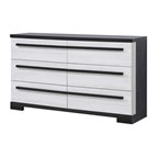 Crown Mark Remington B8162-1 Dresser - Black/White