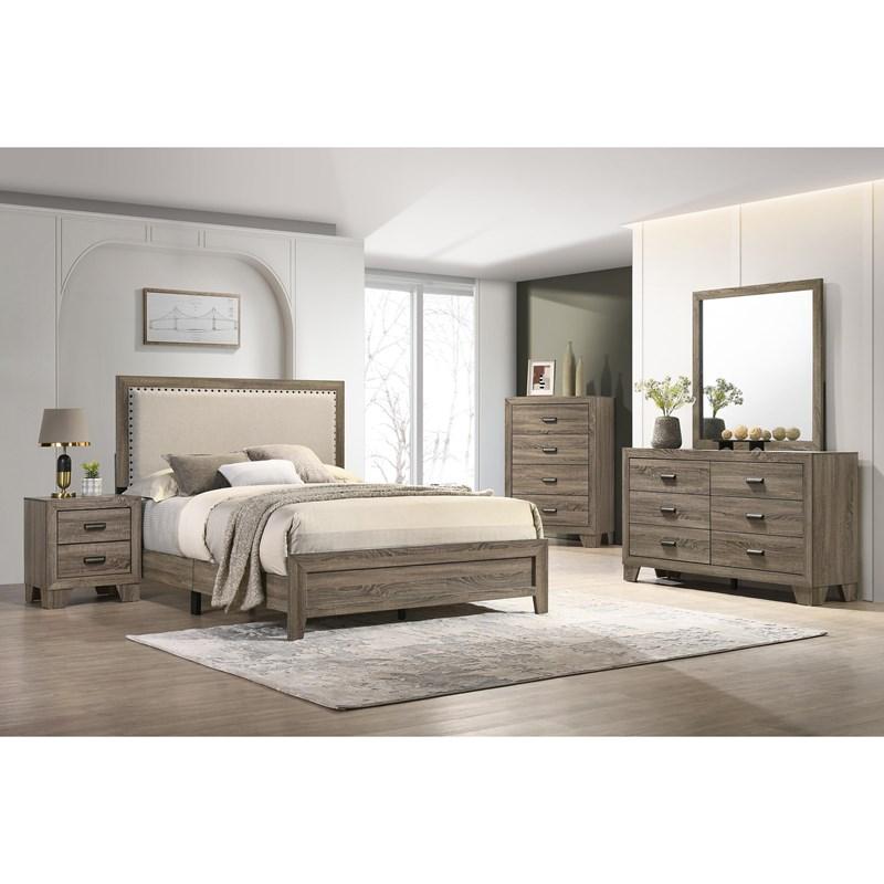 Large Picture of Crown Mark Millie B9205-F-BED Full Upholstered Bed
