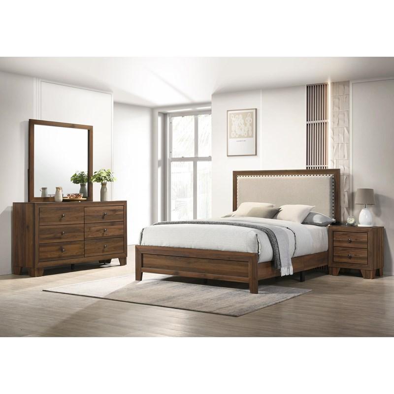 Large Picture of Crown Mark Millie B9255-K-BED King Upholstered Bed