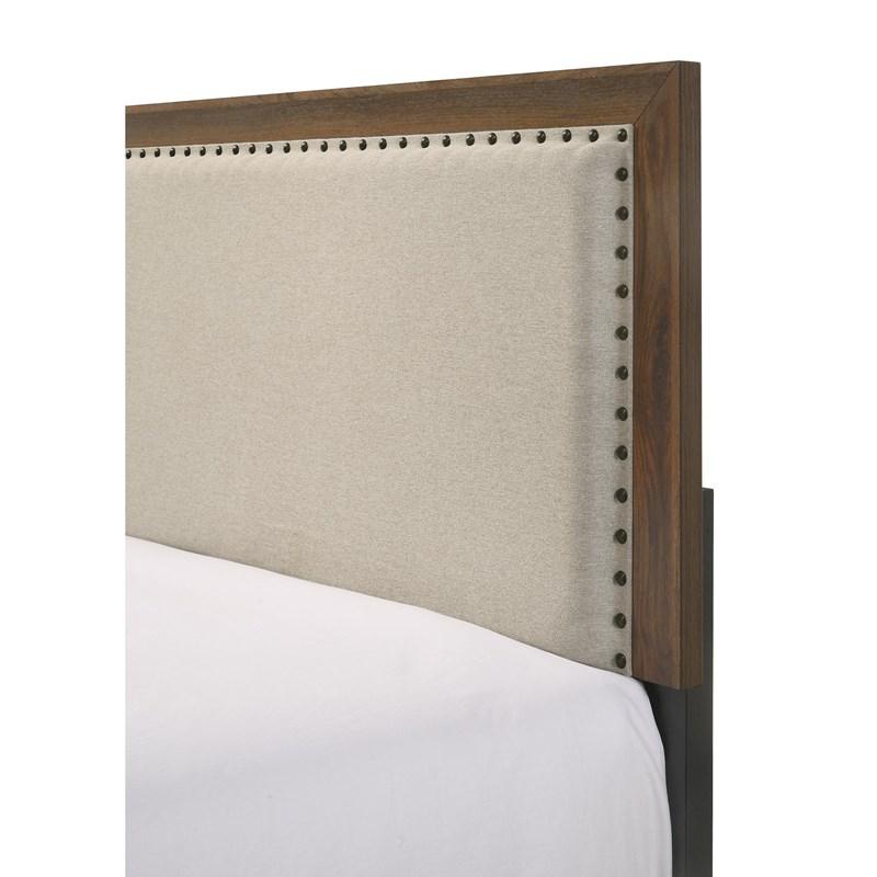 Large Picture of Crown Mark Millie B9255-K-BED King Upholstered Bed