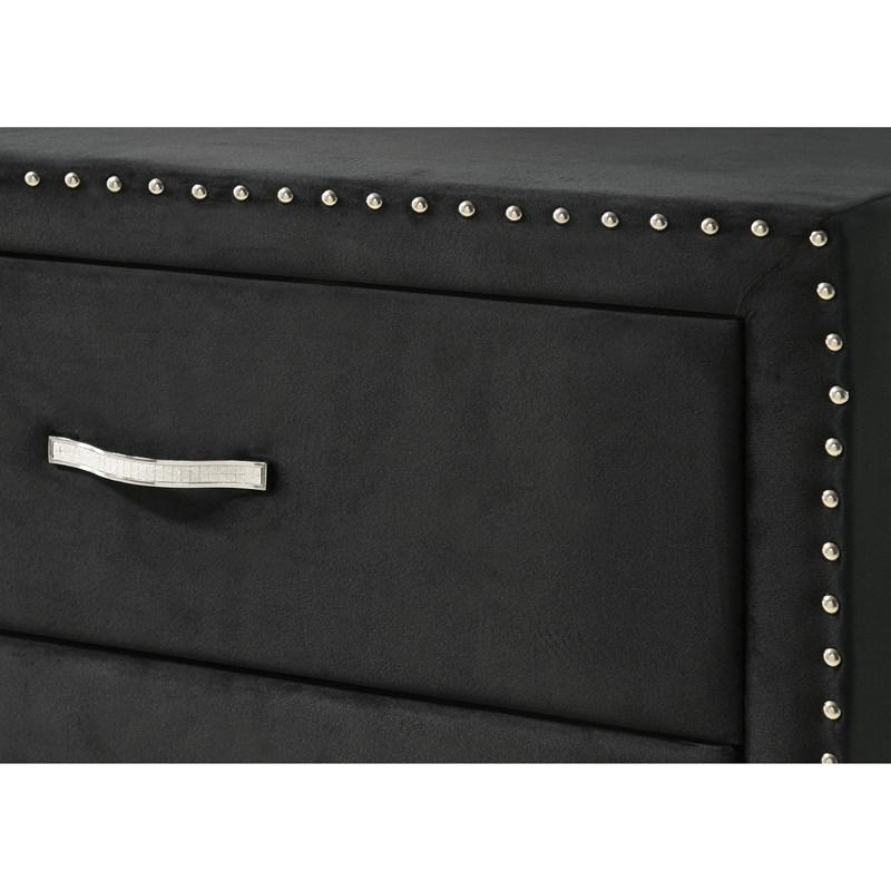 Large Picture of Crown Mark Lucinda B9265-4 Chest - Black
