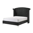 Crown Mark Lucinda B9265-K King Panel Bed - Black
