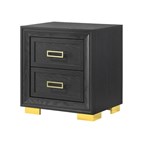Crown Mark Pepe B9290-2 Nightstand - Black
