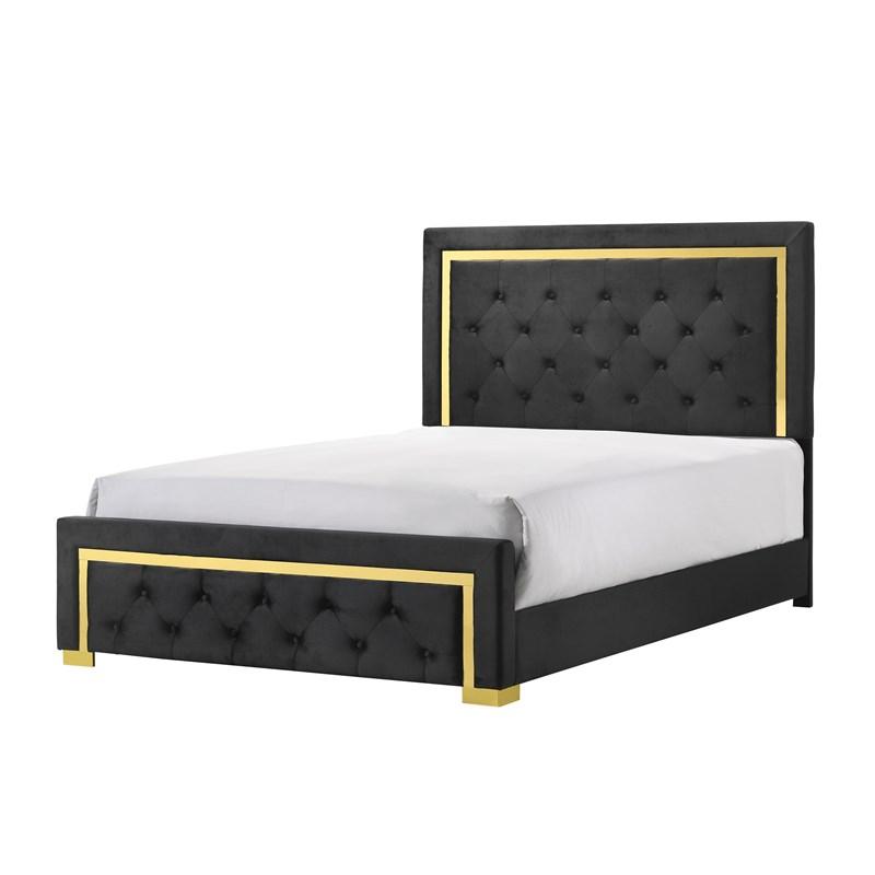 Crown Mark Pepe B9290-K King Bed - Black