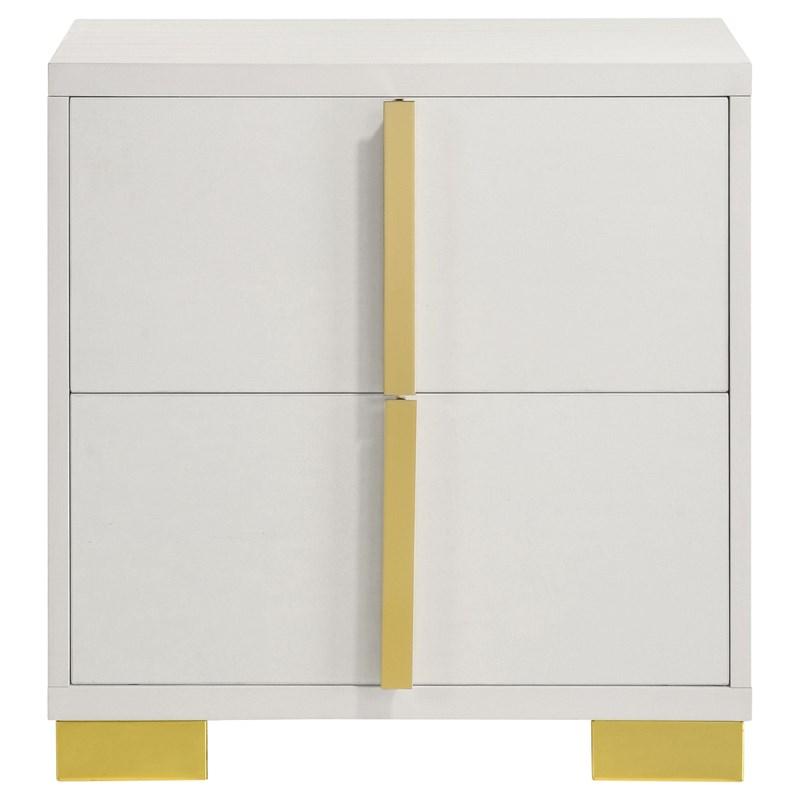 Large Picture of Coaster Furniture Marceline 222932 2-Drawer Nightstand - White