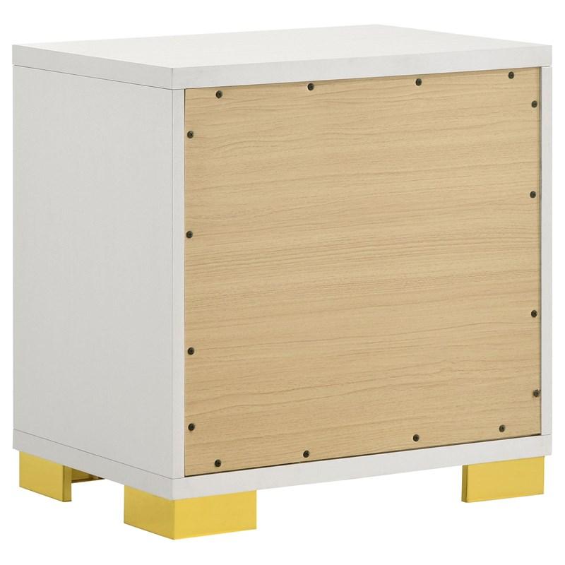 Large Picture of Coaster Furniture Marceline 222932 2-Drawer Nightstand - White