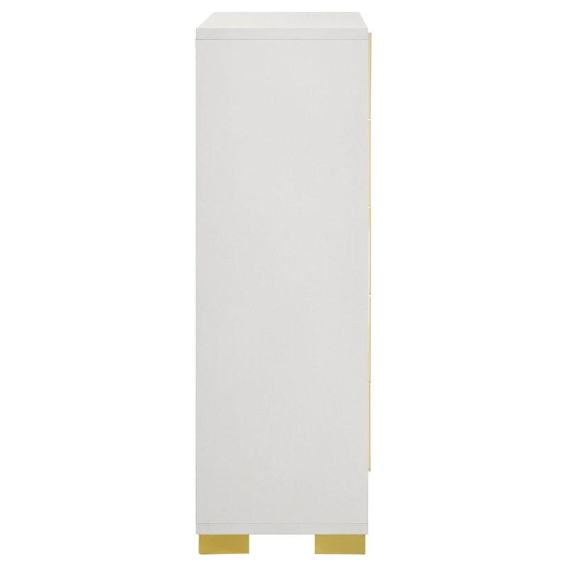 Large Picture of Coaster Furniture Marceline 222935 5-Drawer Bedroom Chest - White