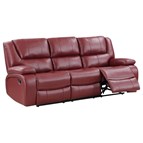 Coaster Furniture Camila 610241 Upholstered Motion Reclining Sofa - Red