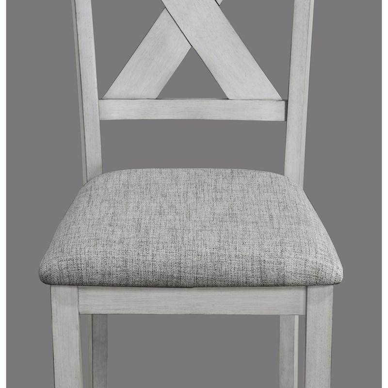 Large Picture of Crown Mark Clara 2321DW-SET 5 pc Dinette - Driftwood