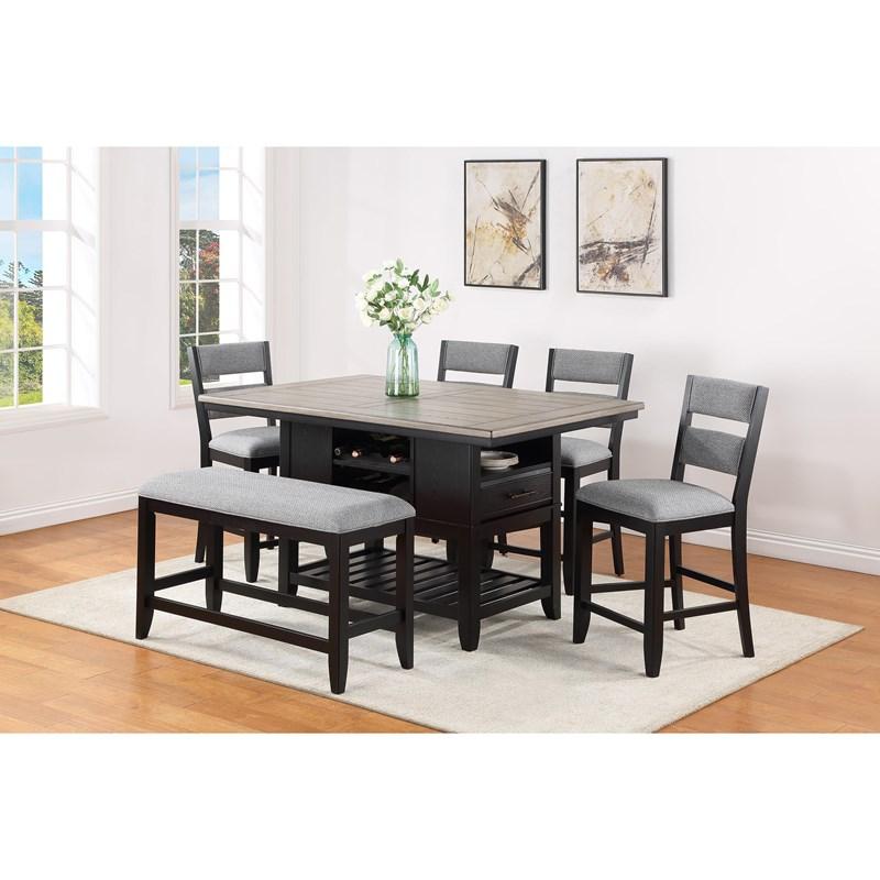 Large Picture of Crown Mark Frey 2716S-24 Counter Height Dining Chair