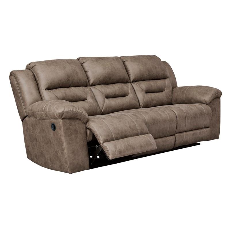 Large Picture of Signature Design by Ashley Stoneland 3990588C Reclining Sofa