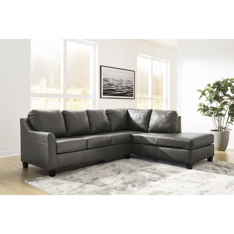 Large Picture of Signature Design by Ashley Valderno 47804S1C 2 pc Sectional with Chaise