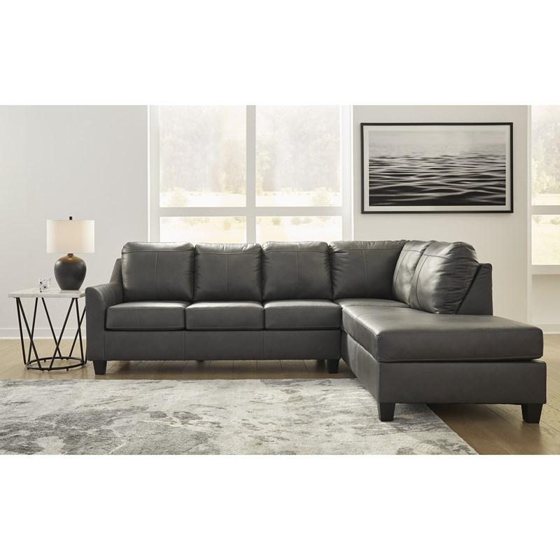 Large Picture of Signature Design by Ashley Valderno 47804S1C 2 pc Sectional with Chaise