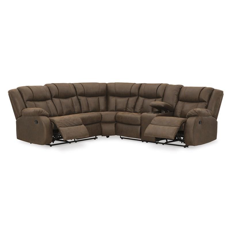 Large Picture of Signature Design by Ashley Trail Boys 82703S1C 2 pc Reclining Sectional