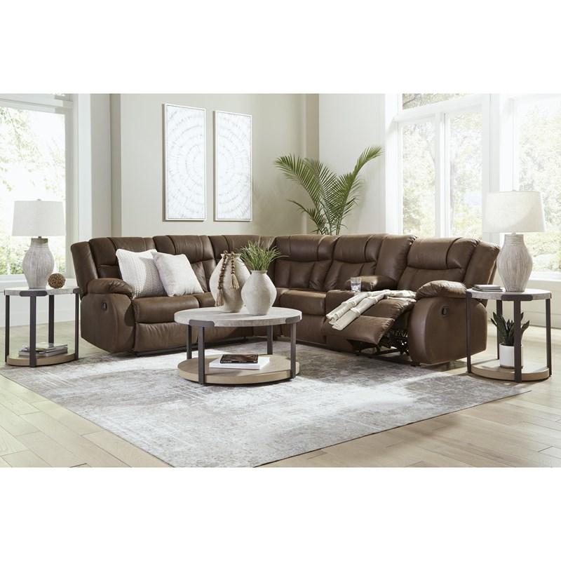 Large Picture of Signature Design by Ashley Trail Boys 82703S1C 2 pc Reclining Sectional