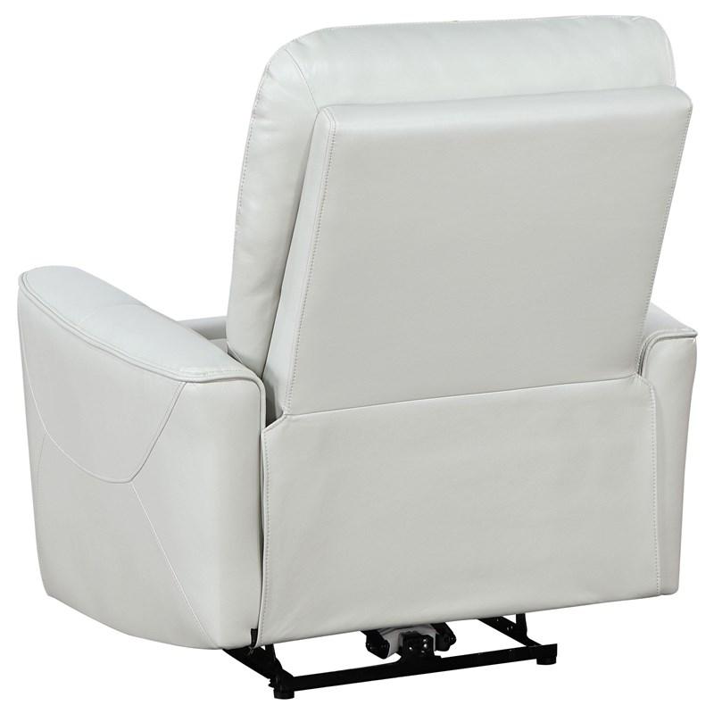 Large Picture of Coaster Furniture Greenfield 610263P Upholstered Power Recliner Chair - Dove Grey