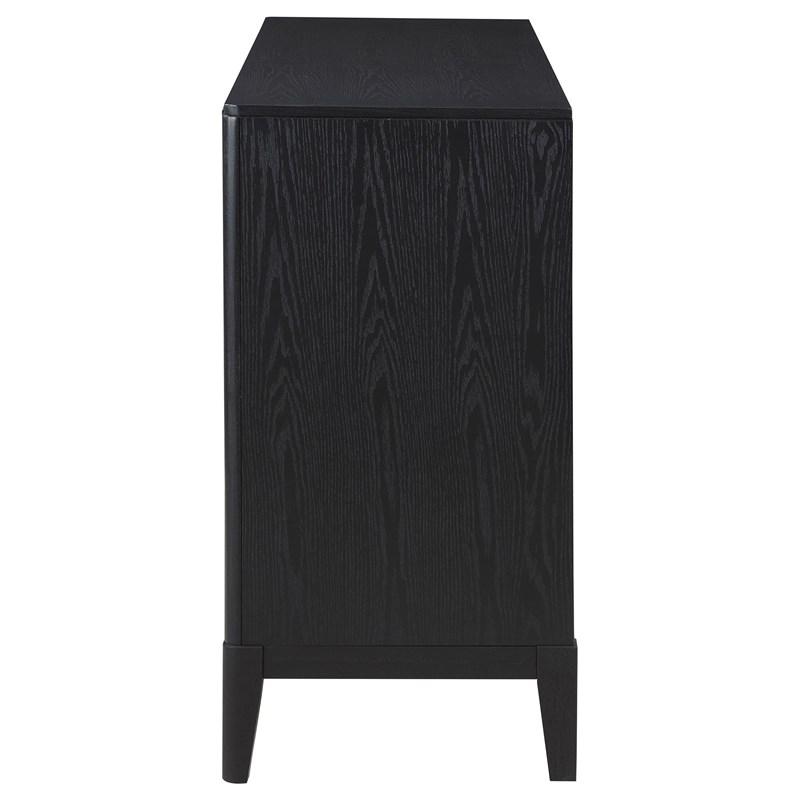 Large Picture of Coaster Furniture Brookmead 108235 4-door Sideboard Buffet Storage Cabinet - Black