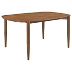 Coaster Furniture Dortch 108461 Oval 63-inch Solid Wood Dining Table - Walnut