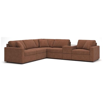 Signature Design by Ashley Modmax 92102S7 6 pc Sectional with Storage Console
