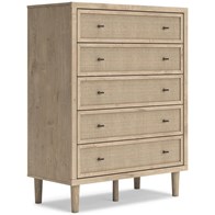 Signature Design by Ashley Cielden B1199-345 Five Drawer Wide Chest (Chests - 5 Drawers)
