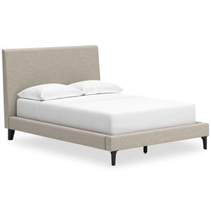 Signature Design by Ashley Cielden B1199-72 Full Upholstered Bed with Roll Slats (Beds - Full)