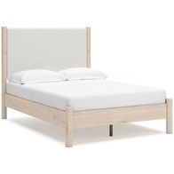Signature Design by Ashley Cadmori B2615B8 Full Upholstered Panel Bed (Beds - Full)
