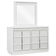 Signature Design by Ashley Chalanna B822B1 Dresser and Mirror (Dressers - 6 Drawers)
