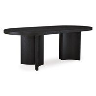 Signature Design by Ashley Rowanbeck D821-25 Oval Dining Room Table (Dining Tables - Oval)