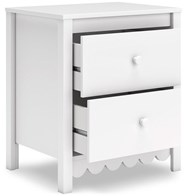 Signature Design by Ashley Hallityn EB1810-292 Two Drawer Night Stand (Nightstands - 2 Drawers)
