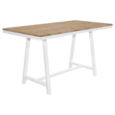 Coaster Furniture Hollis 122248 Rectangular Counter Height Dining Table - Brown/White