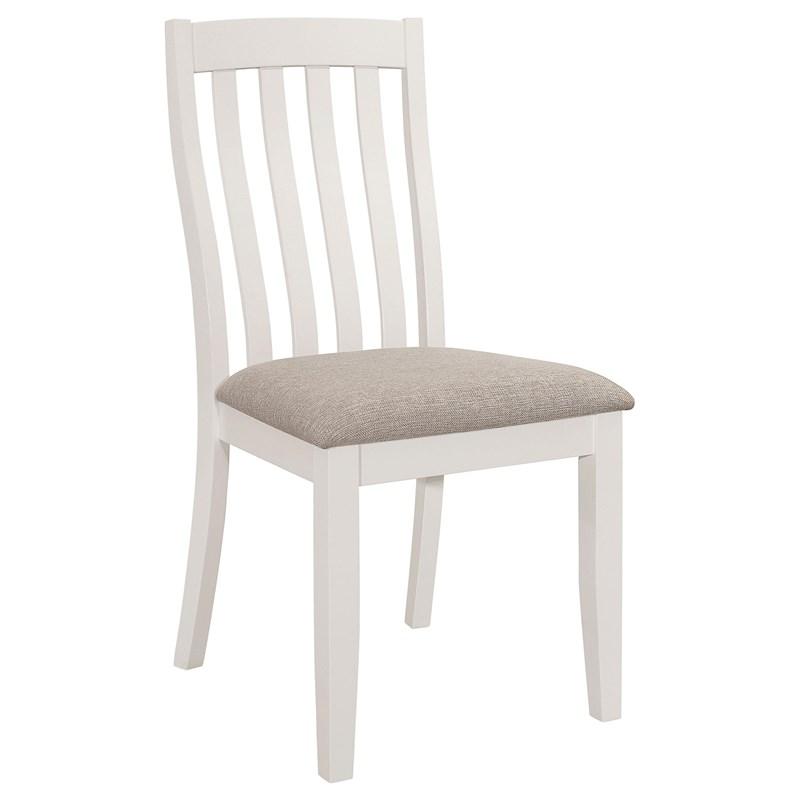 Large Picture of Coaster Furniture Nogales 122302 Wood Dining Side Chair - Off White