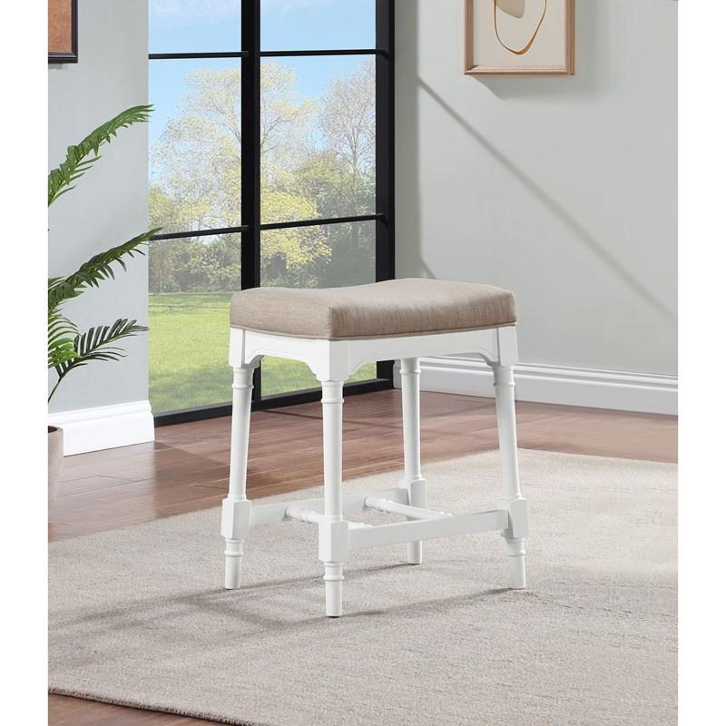 Large Picture of Coaster Furniture Martina 150375 5-piece Rectangular Counter Height Dining Set - White