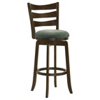 Coaster Furniture Murphy 181379 Wood Pub Height Swivel Bar Chair - Hunter Green