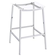 Coaster Furniture Jovani 182359 Acrylic Backless Bar Stool - Chrome (Dining Seating - Stools)