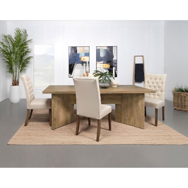 Large Picture of Coaster Furniture Jamestown 183020 84-inch Composite Wood Dining Table - Mango