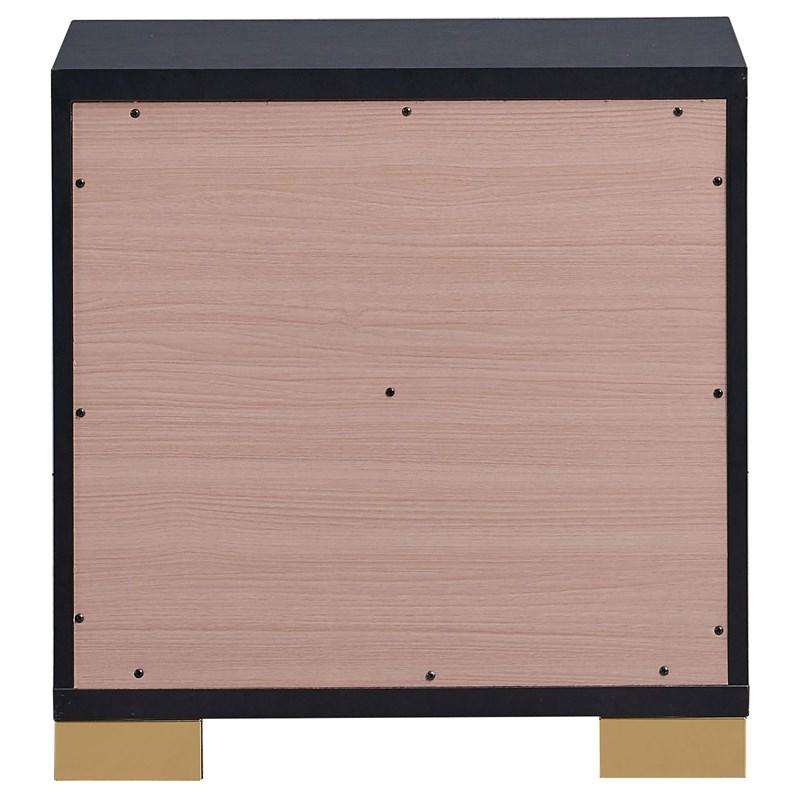 Large Picture of Coaster Furniture Marceline 222832 2-Drawer Nightstand - Black