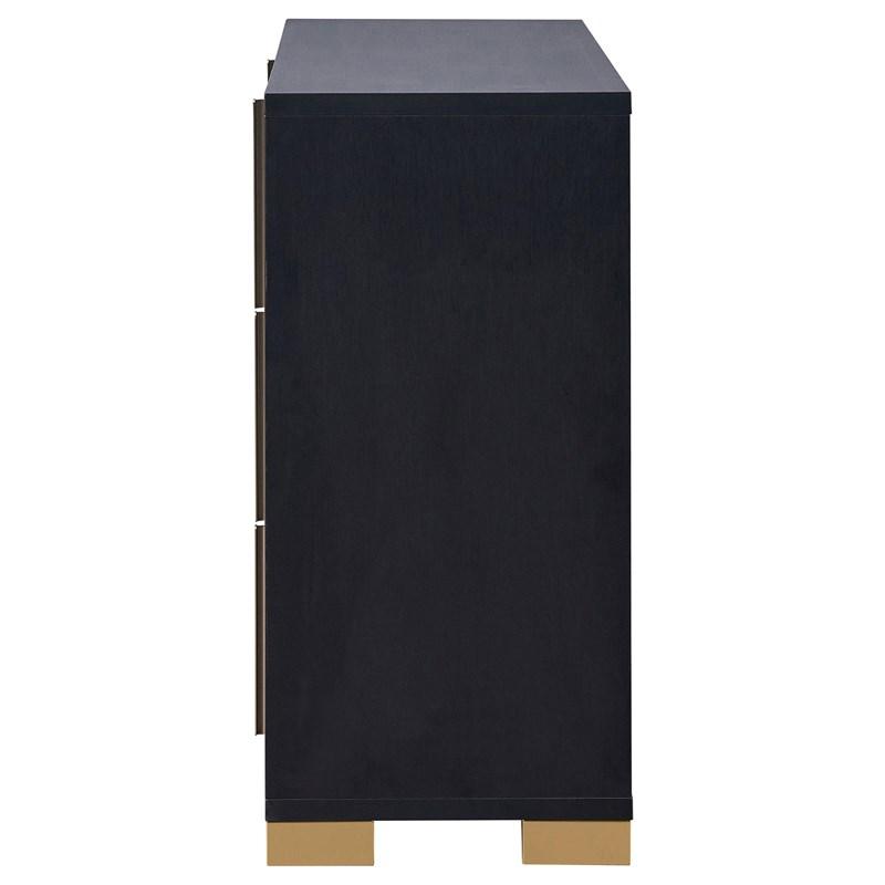 Large Picture of Coaster Furniture Marceline 222833 6-Drawer Dresser - Black