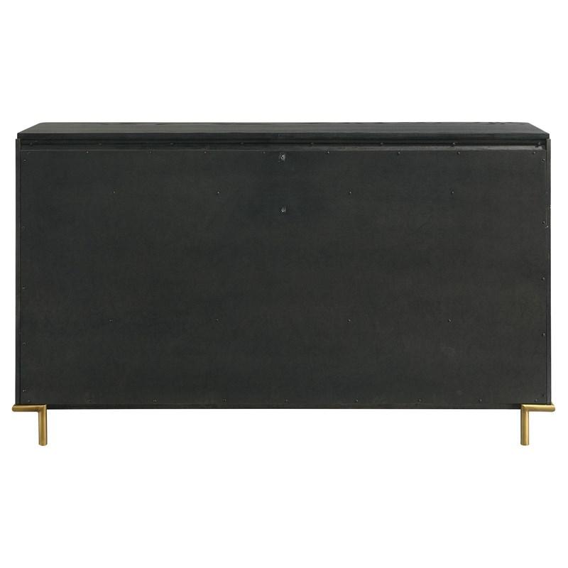 Large Picture of Coaster Furniture Arini 224333 8-Drawer Dresser - Black