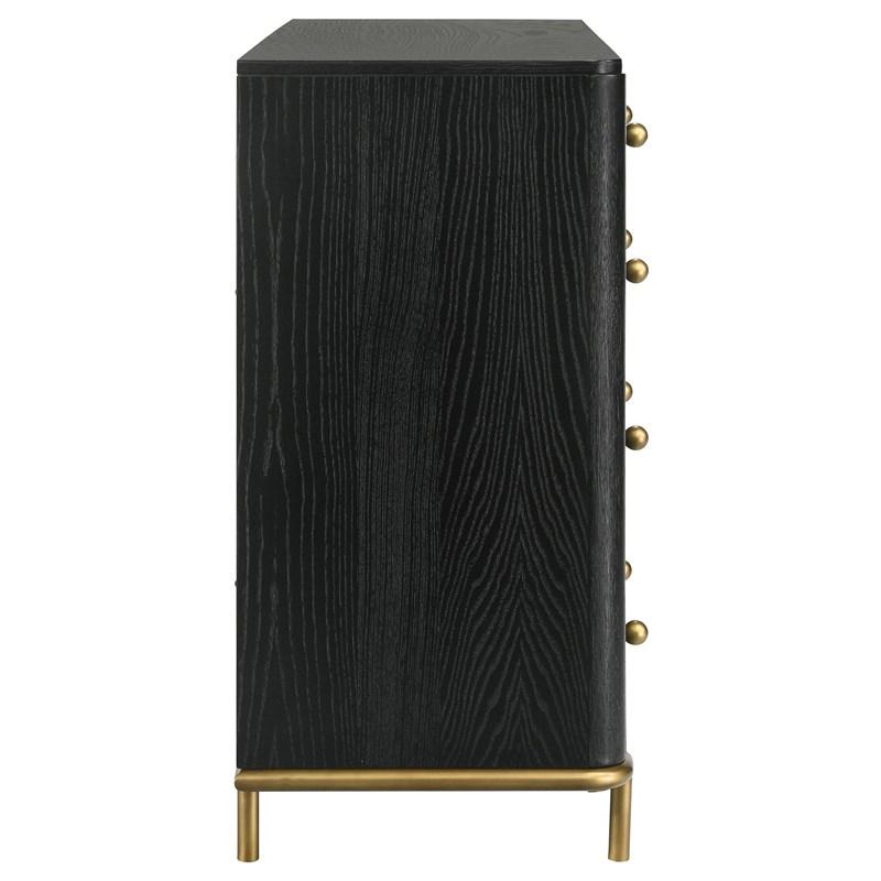 Large Picture of Coaster Furniture Arini 224333 8-Drawer Dresser - Black