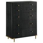 Coaster Furniture Arini 224335 5-Drawer Bedroom Chest - Black