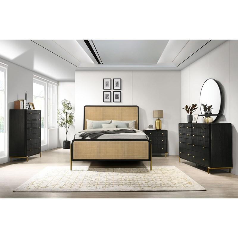 Large Picture of Coaster Furniture Arini 224335 5-Drawer Bedroom Chest - Black